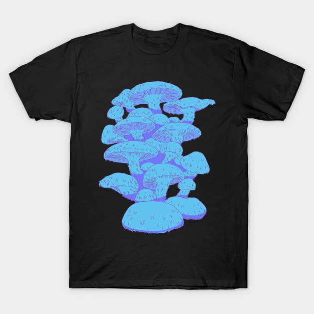 shiitake mushrooms T-Shirt by terastar